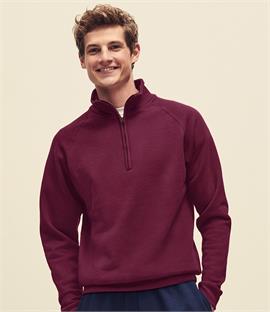 Fruit of the Loom Zip Neck Sweatshirt